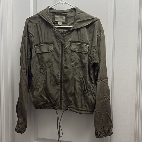 Anthropologie Marrakech Women's Dark Green Jacket Size Small - Picture 2 of 10